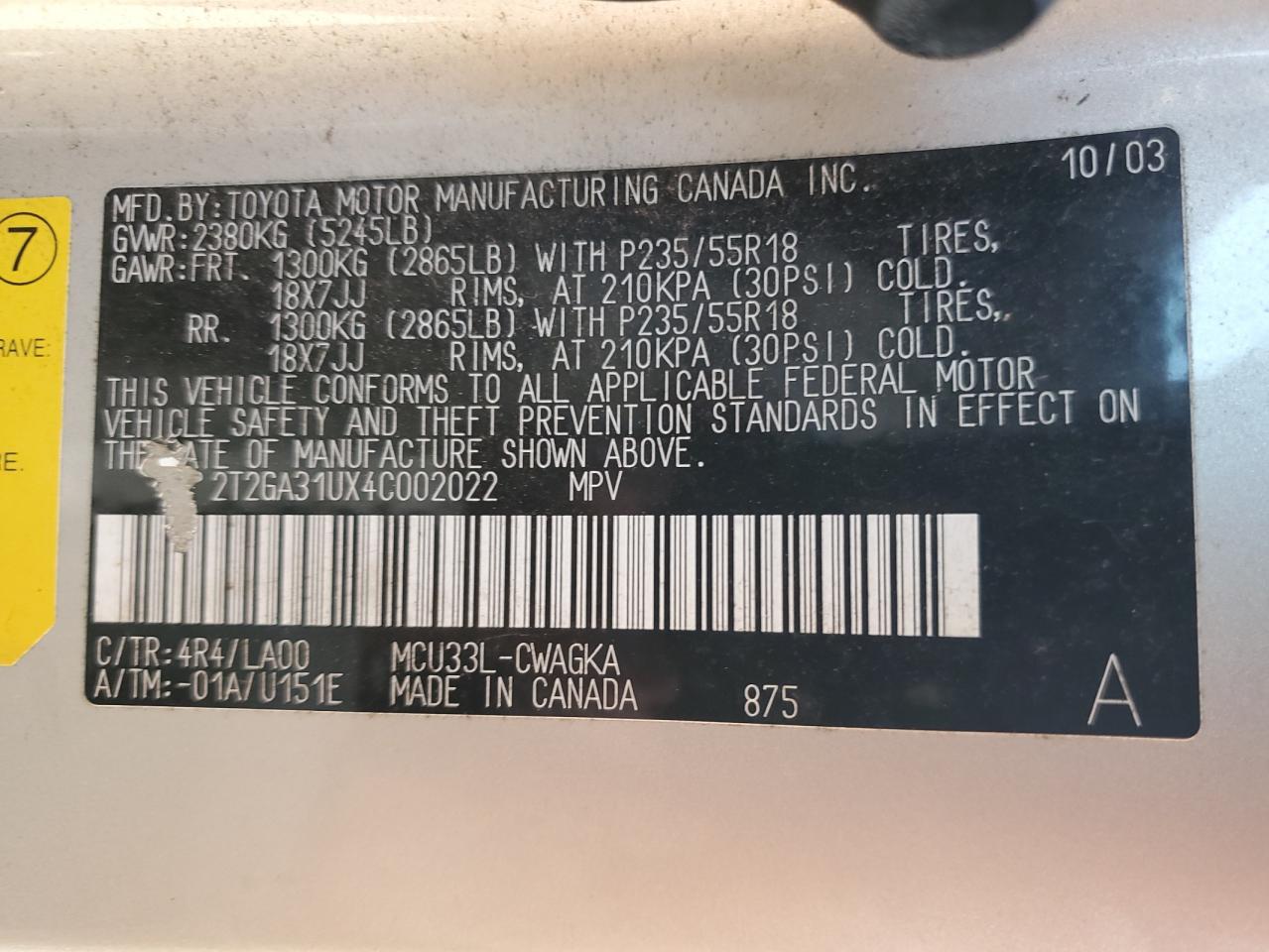 2004 Lexus RX - Image 12
