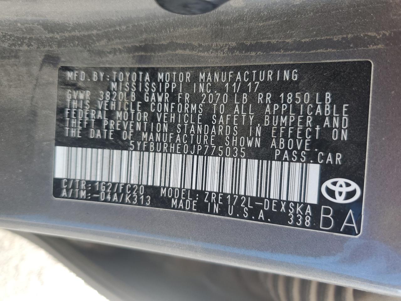 2018 Toyota Corolla - Image 12