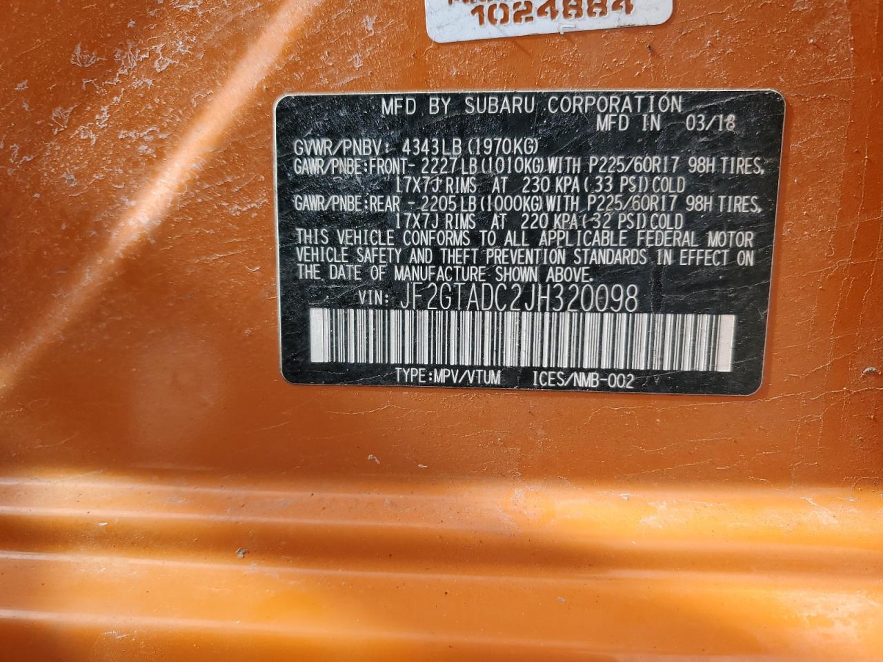 2018 Subaru XV - Image 13