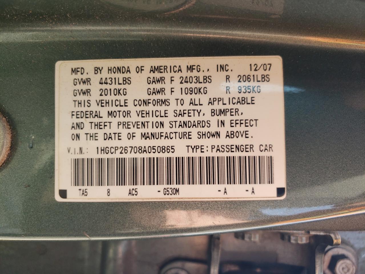 2008 Honda Accord - Image 13