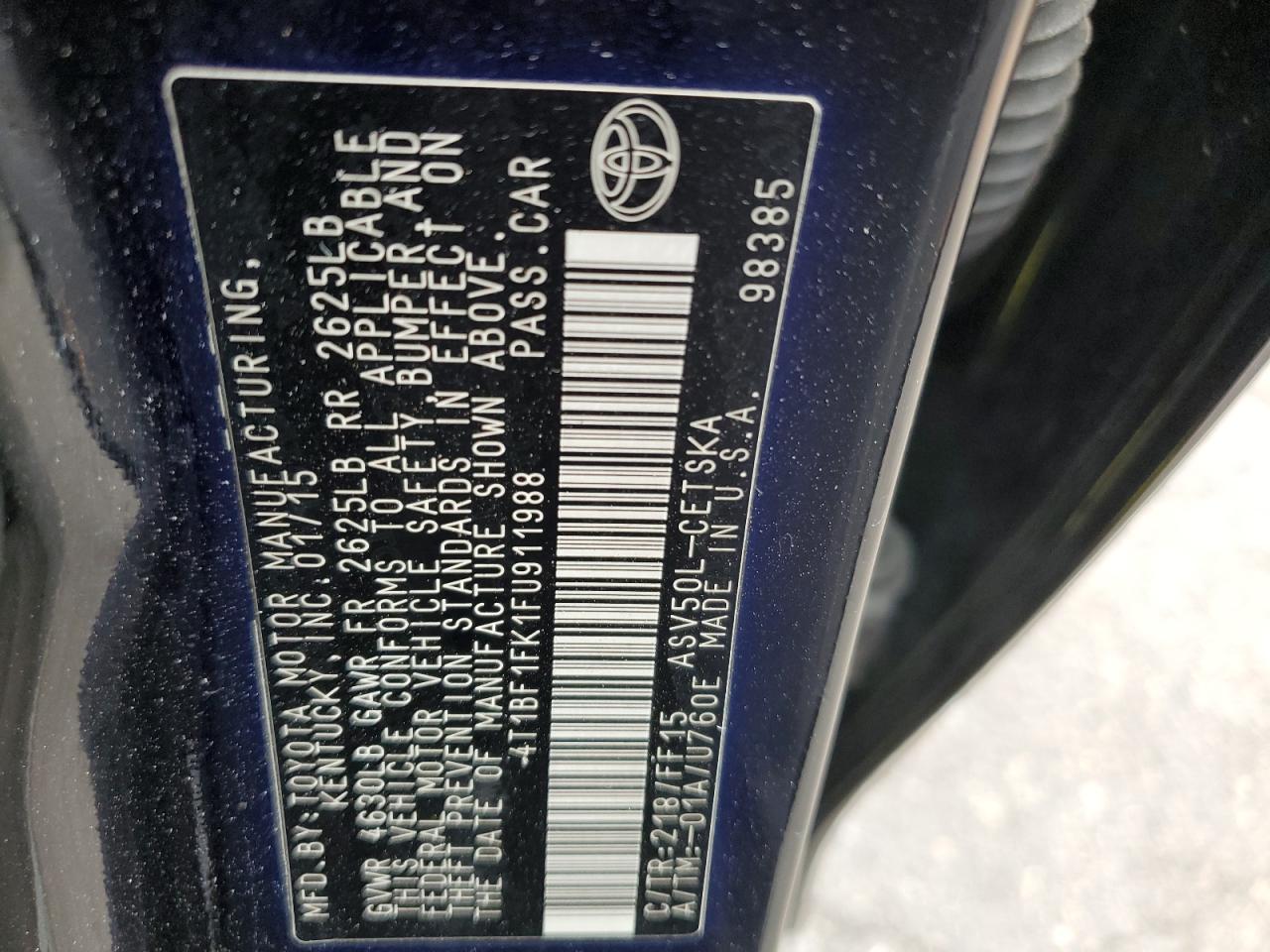 2015 Toyota Camry - Image 12
