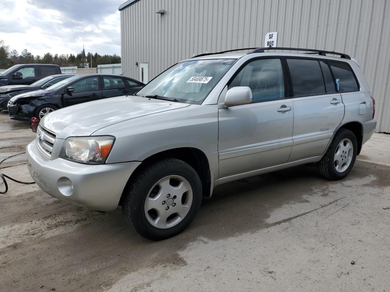 2007 Toyota Highlander Sport на продаже в Franklin, WI - Minor Dent/Scratches