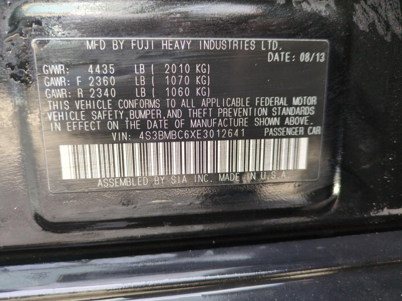2014 Subaru Legacy - Image 12