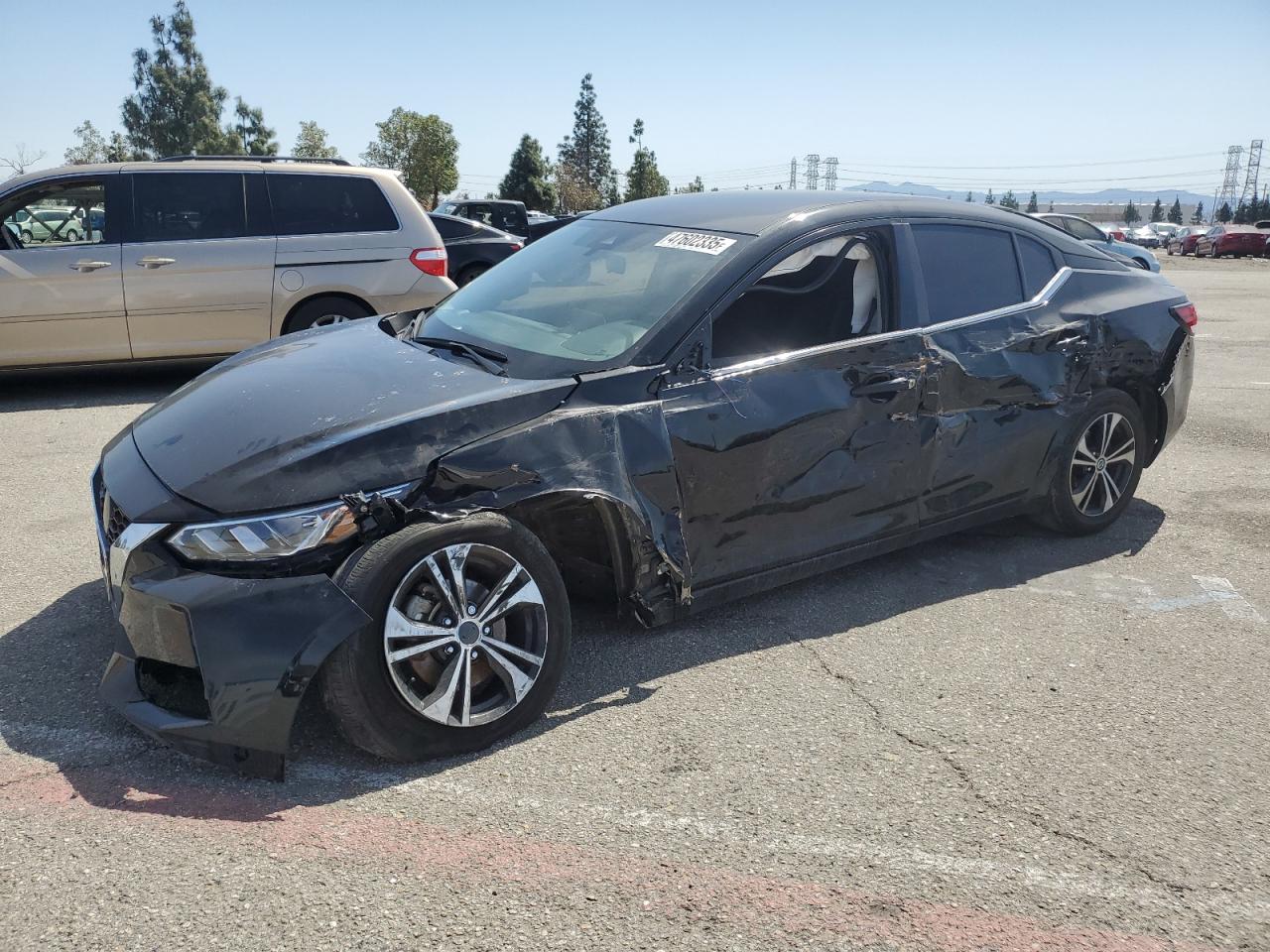 2022 Nissan Sentra Sv للبيع في Rancho Cucamonga، CA - All Over