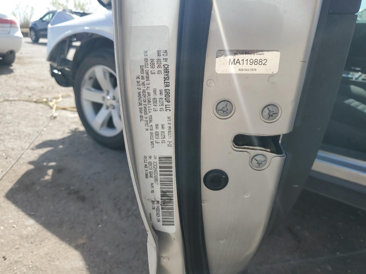 2012 Dodge Challenger Sxt VIN: 2C3CDYAG5CH208617 Lot: 50416105