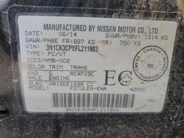 2015 NISSAN MICRA 