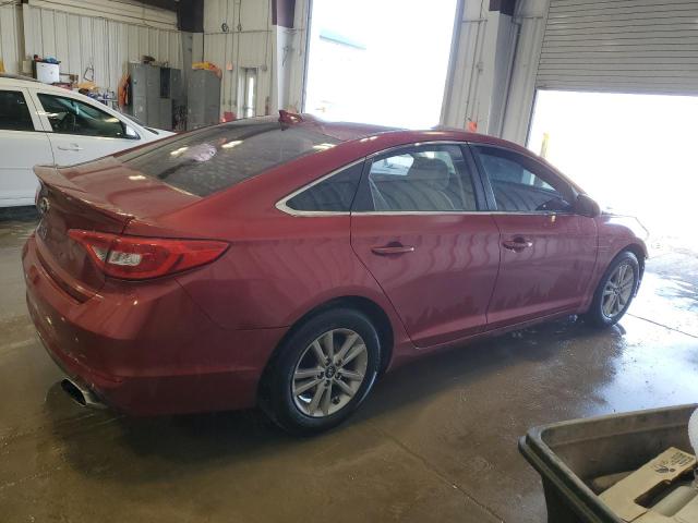  HYUNDAI SONATA 2016 Красный