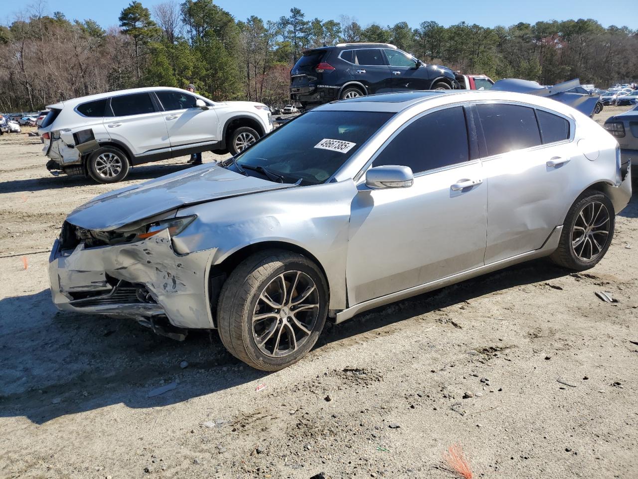 2013 Acura Tl Tech en Venta en Seaford, DE - All Over