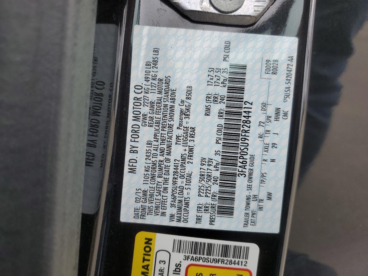 2015 Ford Fusion - Image 12