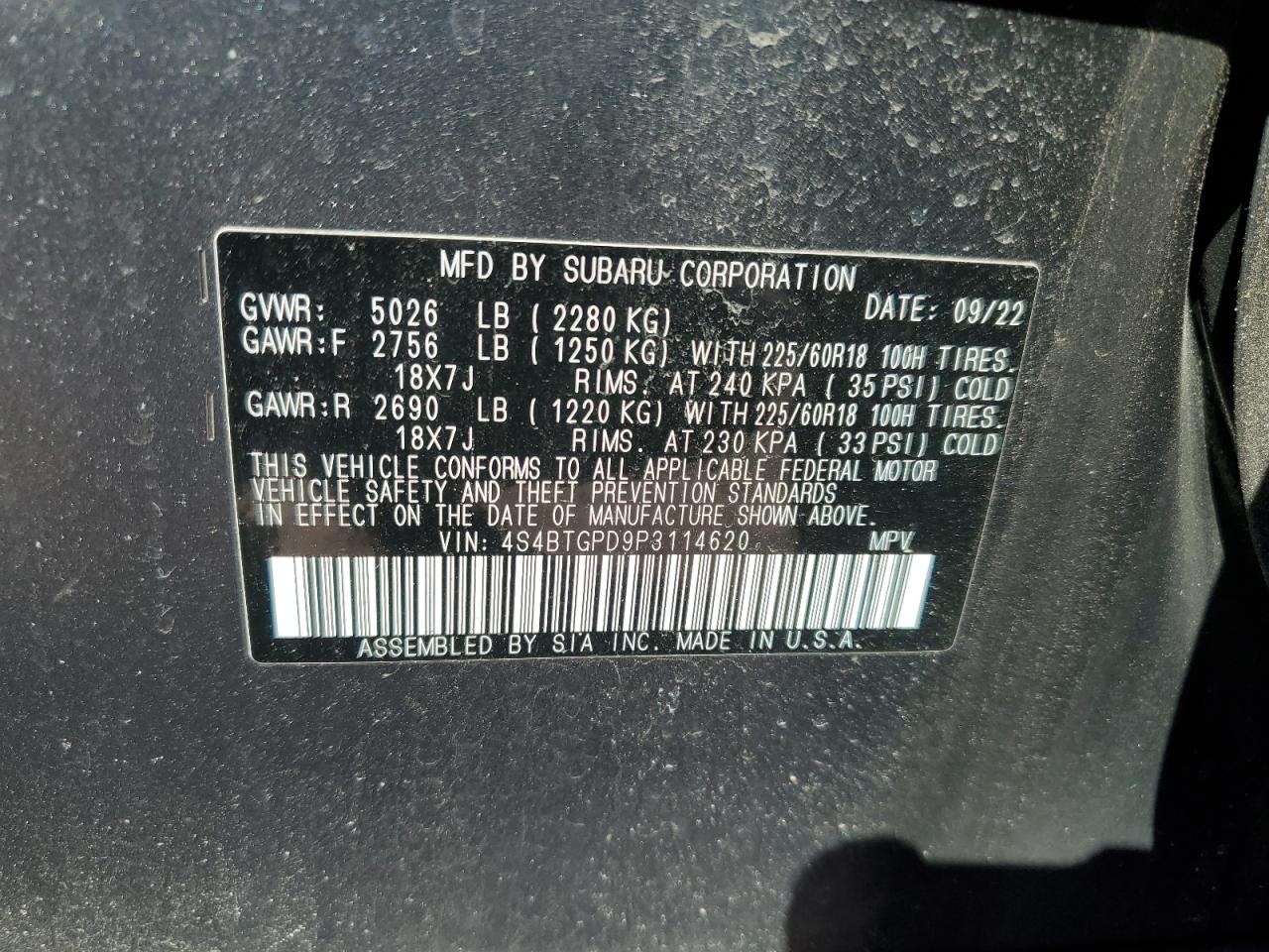 2023 Subaru Outback - Image 12