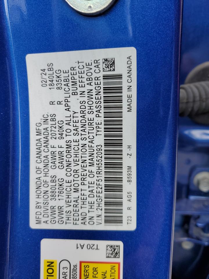 2024 Honda Civic - Image 15