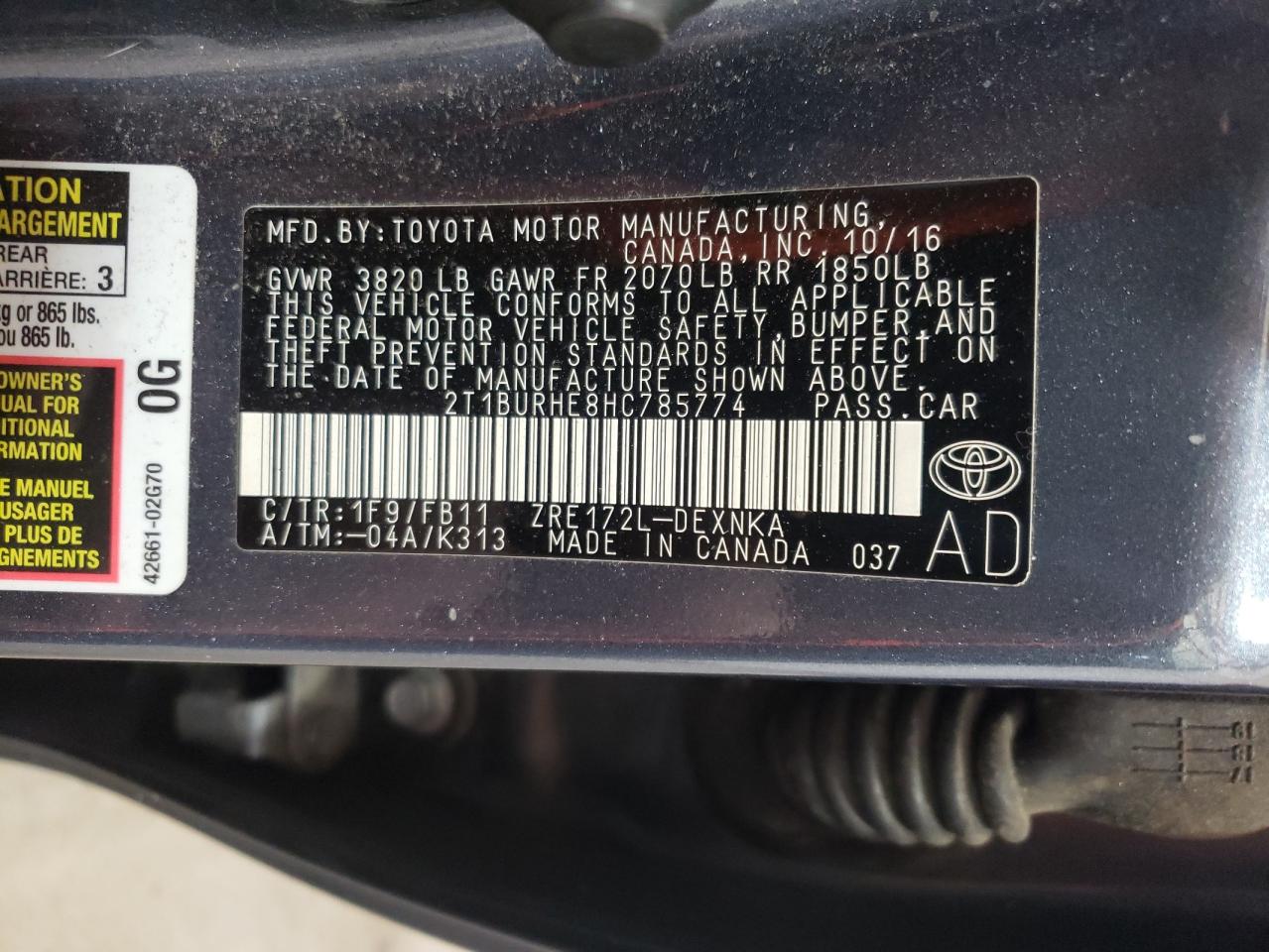 2017 Toyota Corolla - Image 12