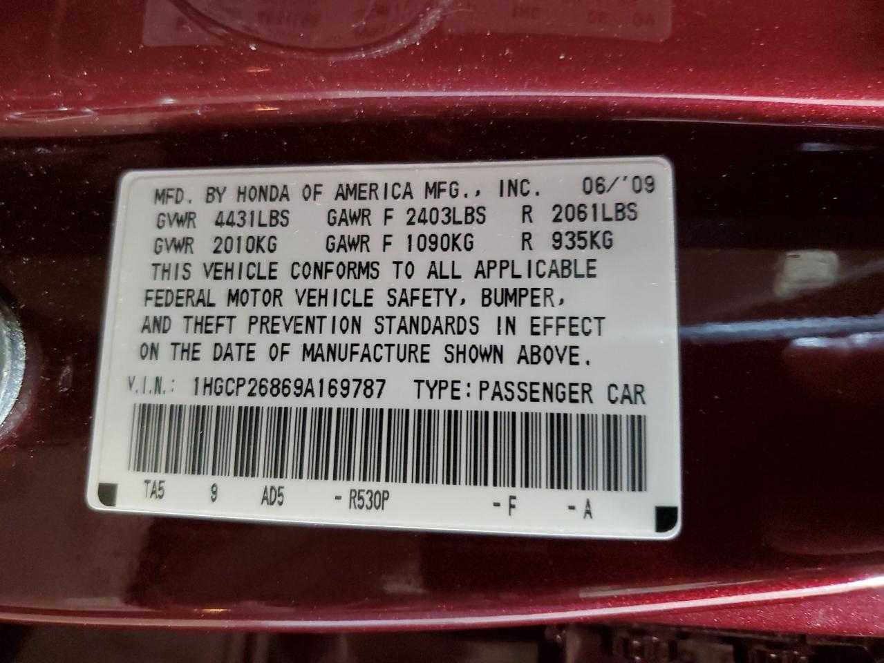 2009 Honda Accord - Image 12