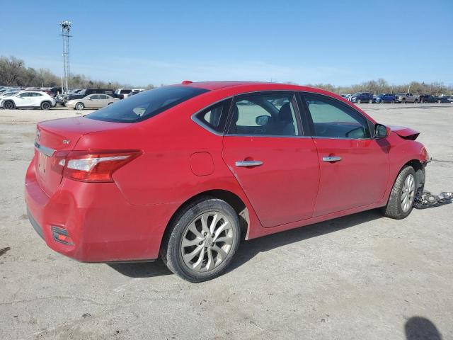  NISSAN SENTRA 2018 Красный