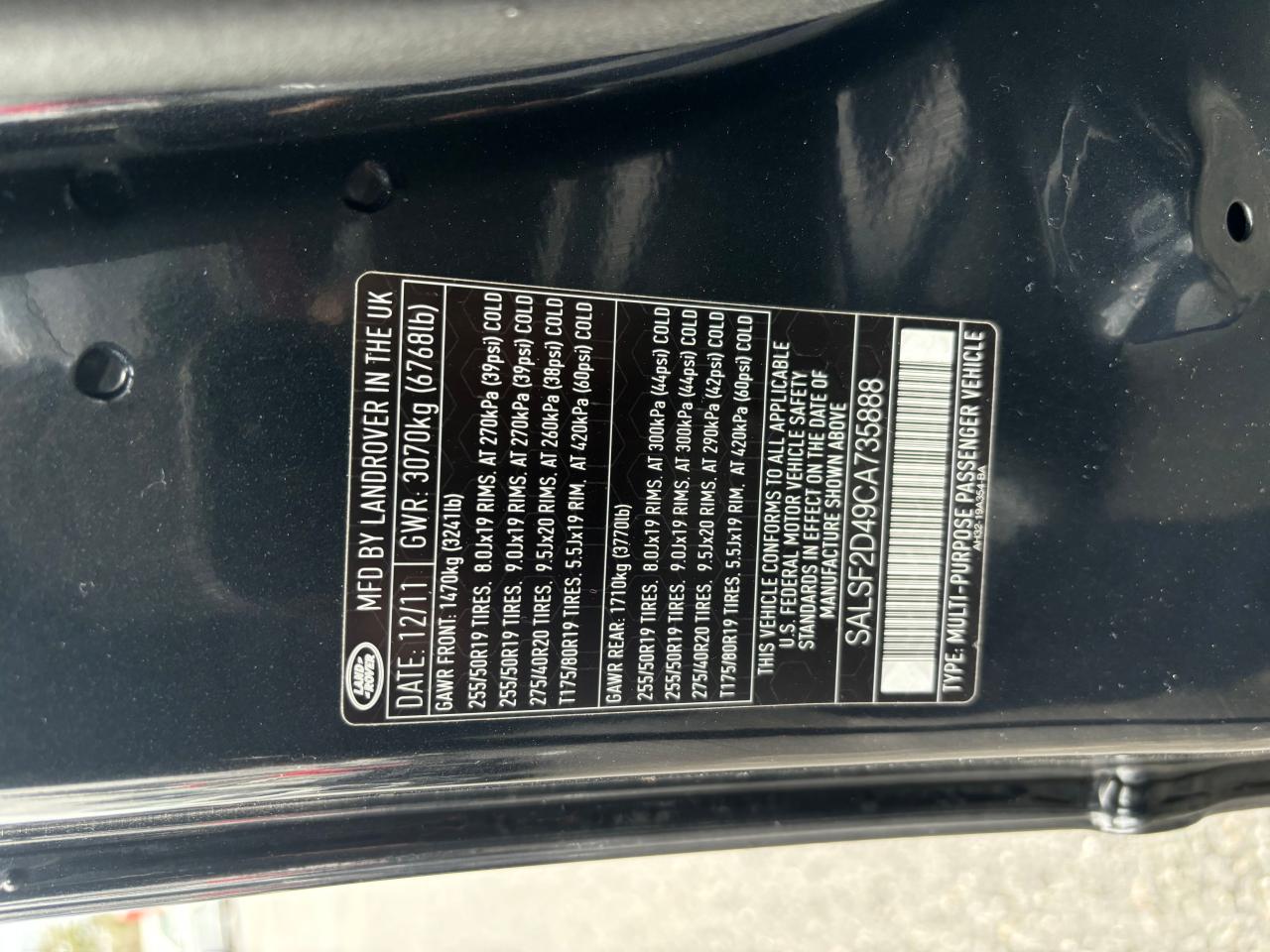 2012 Land Rover Range Rover Sport Hse VIN: SALSF2D49CA735888 Lot: 49519175