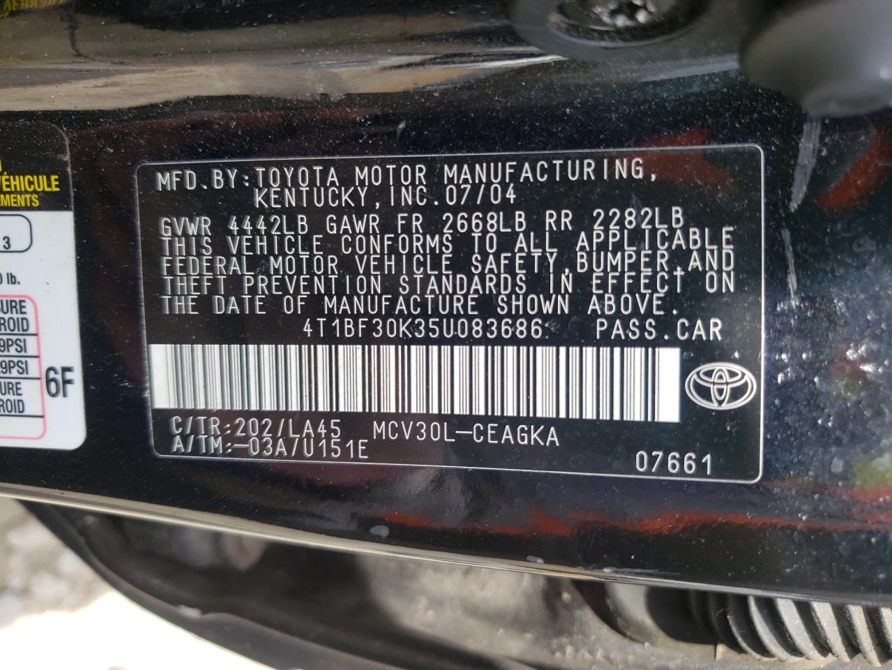 2005 Toyota Camry - Image 12