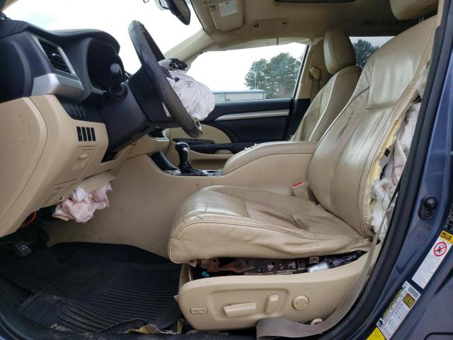  TOYOTA HIGHLANDER 2015 Granatowy