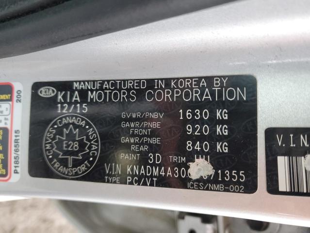 2016 KIA RIO LX