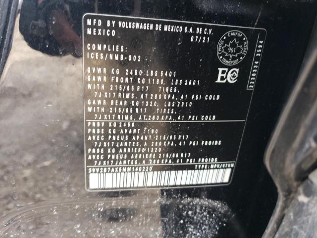 2021 VOLKSWAGEN TIGUAN SE