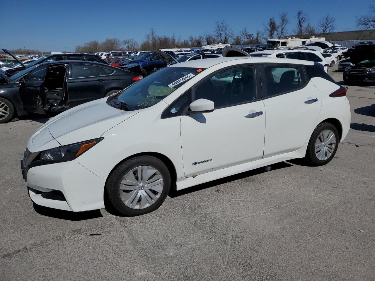 2018 Nissan Leaf S за продажба в Bridgeton, MO - Front End