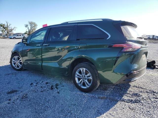  TOYOTA SIENNA 2021 Зеленый