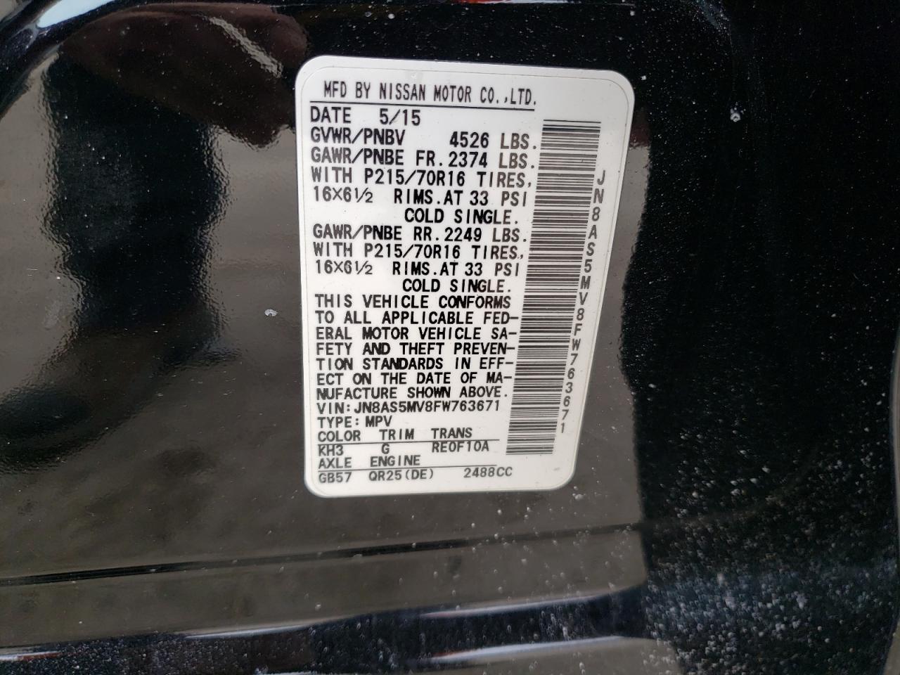 2015 Nissan Rogue - Image 13