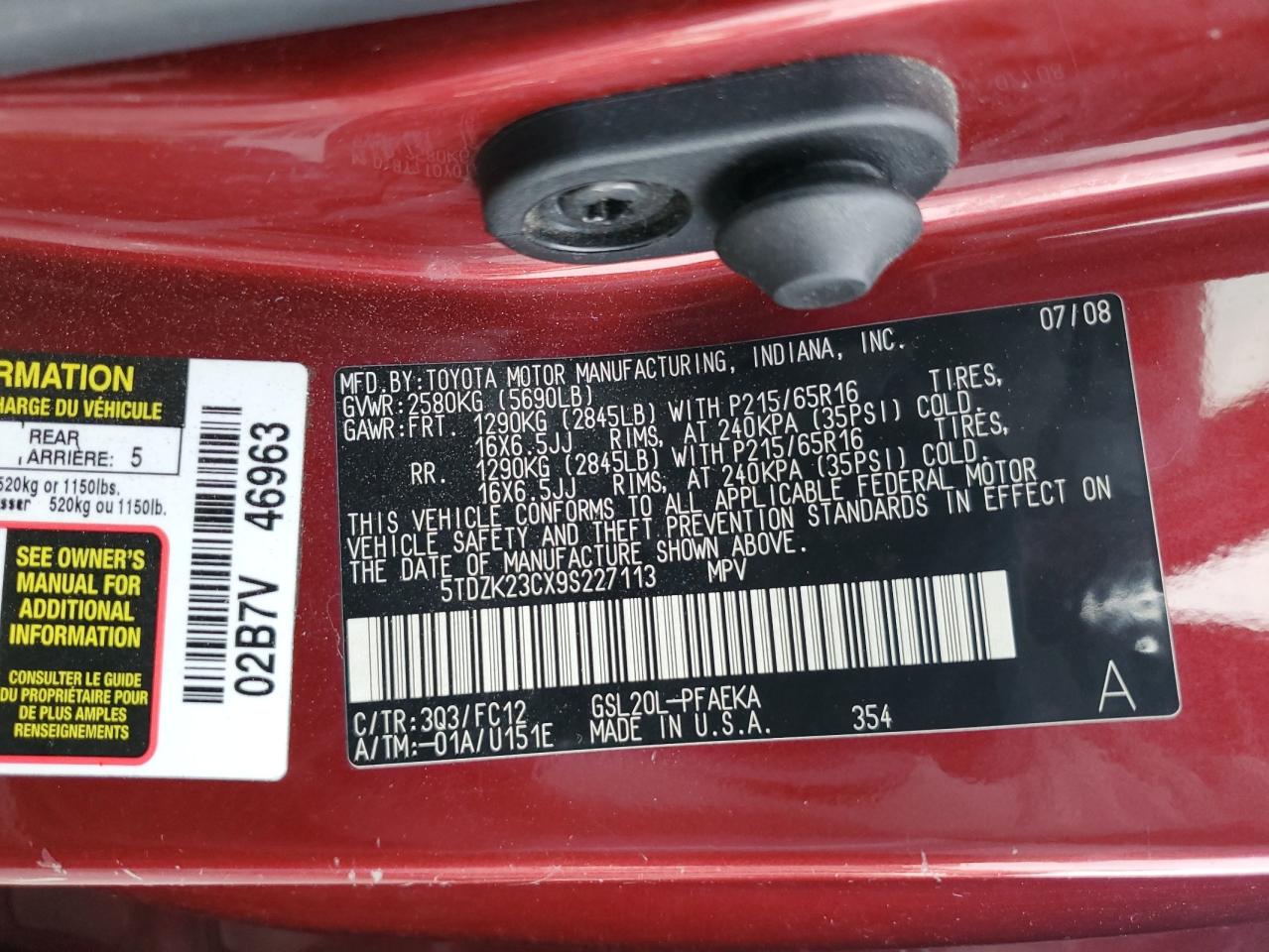 2009 Toyota Sienna - Image 14