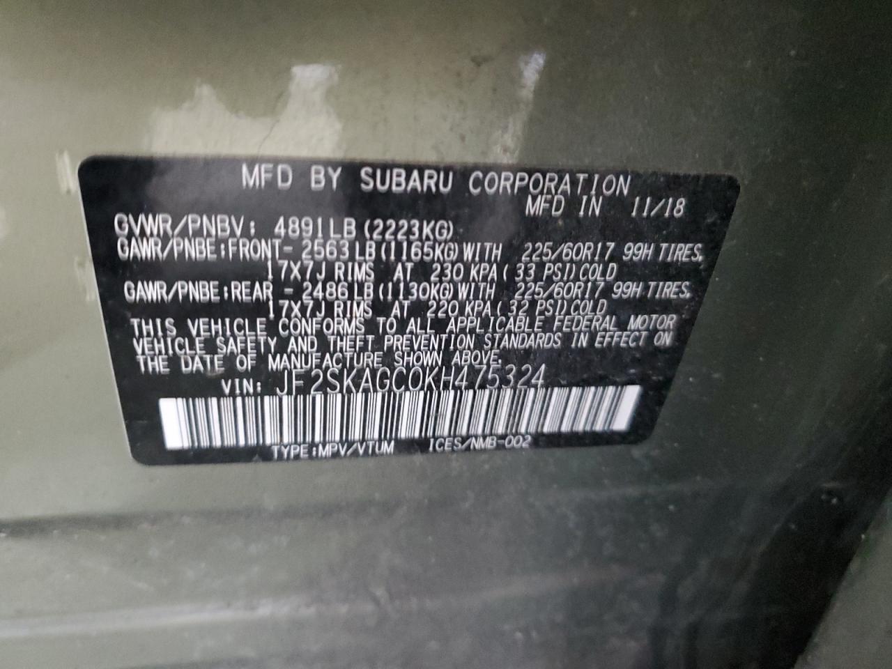 2019 Subaru Forester - Image 13