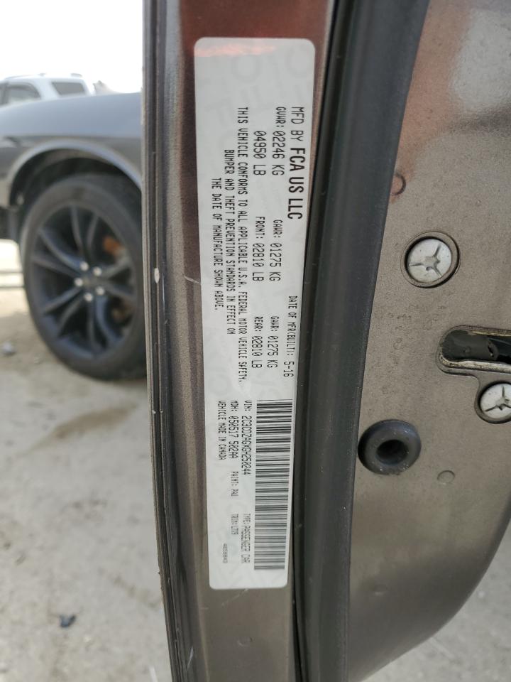 2016 Dodge Challenger Sxt VIN: 2C3CDZAGXGH250244 Lot: 49632515