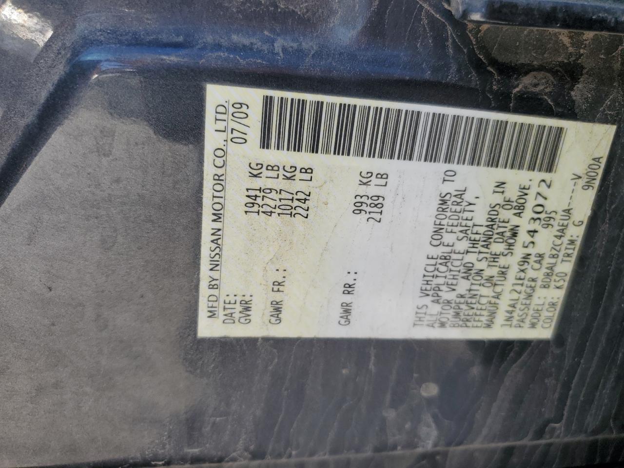 2009 Nissan Altima - Image 12