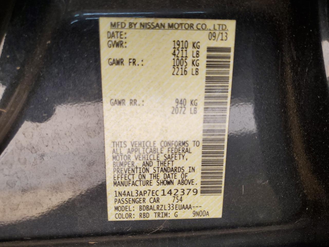 2014 Nissan Altima - Image 13