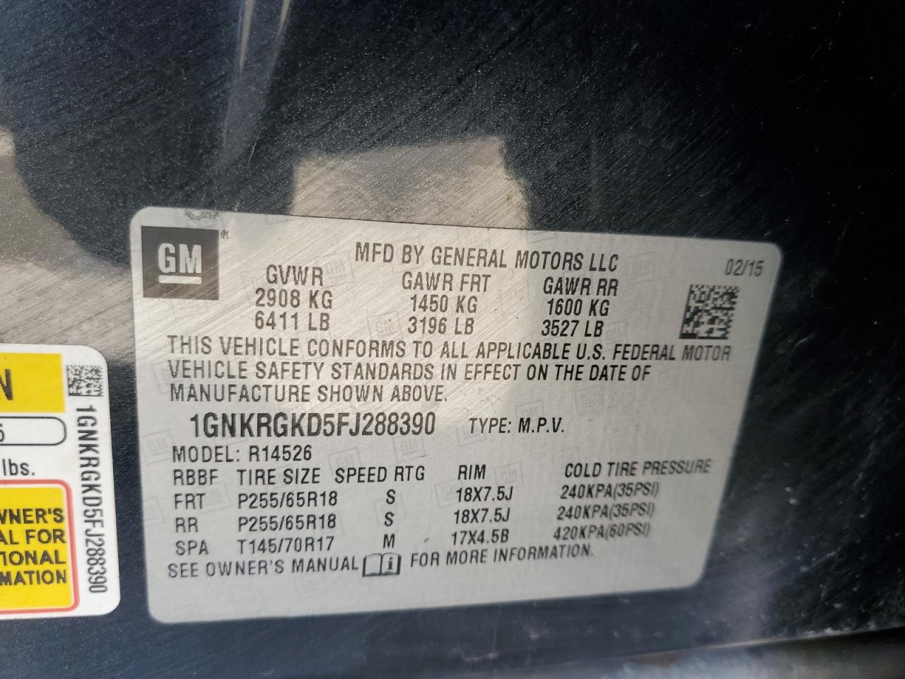 2015 Chevrolet Traverse - Image 13