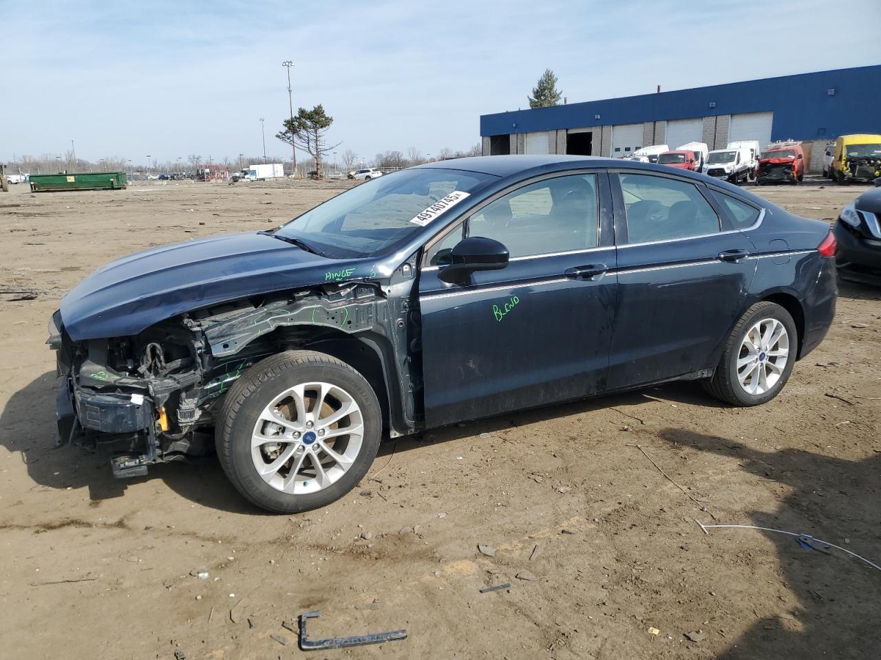 2020 Ford Fusion Se за продажба в Woodhaven, MI - Front End
