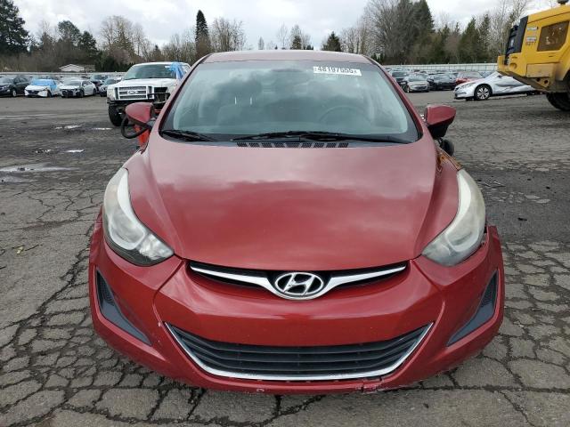  HYUNDAI ELANTRA 2016 Red