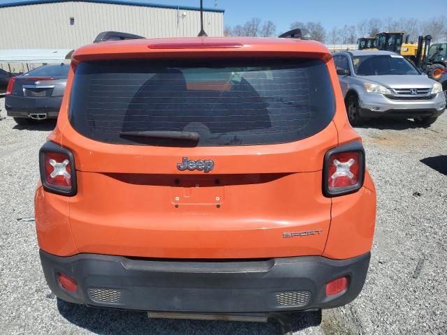  JEEP RENEGADE 2015 Pomarańczowy