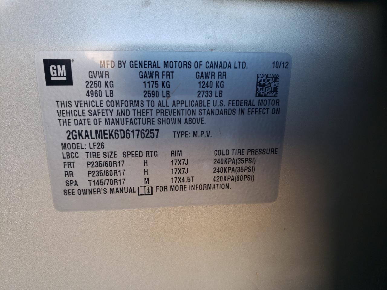 2013 GMC Terrain - Image 13