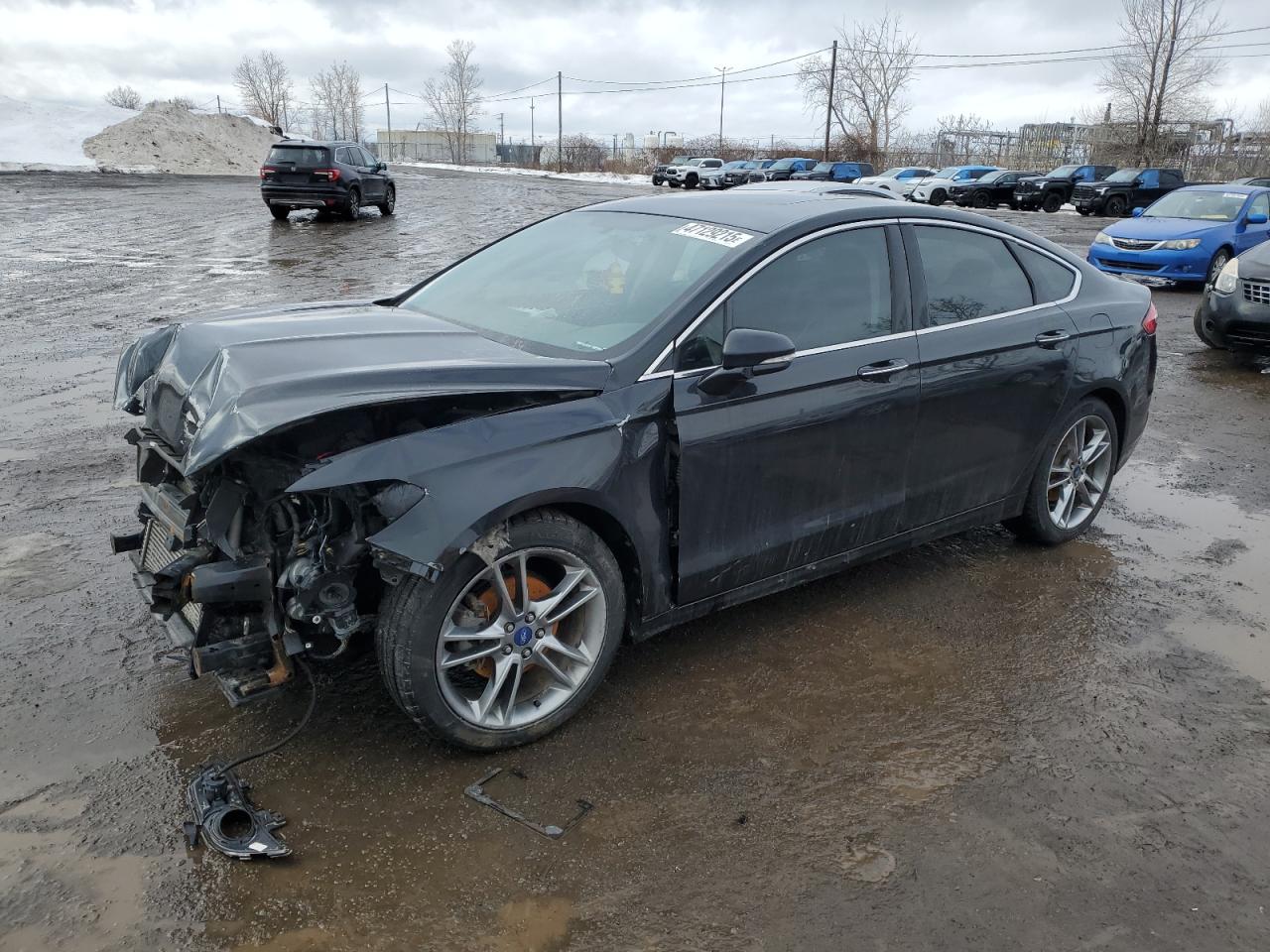 2013 Ford Fusion Titanium en Venta en Montreal-est, QC - Front End