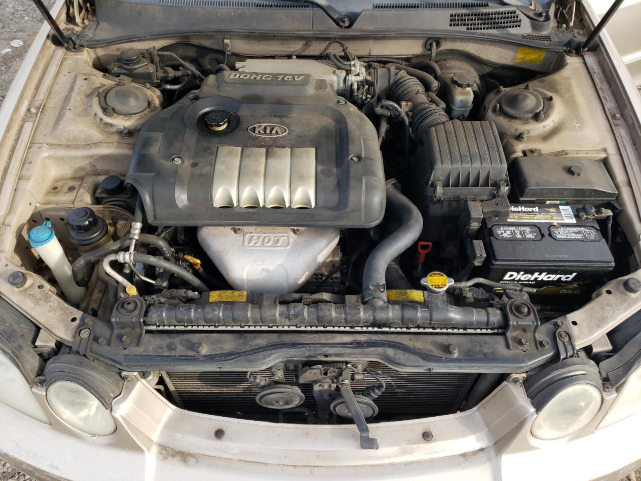 2004 Kia Optima Lx VIN: KNAGD126245364307 Lot: 50368625
