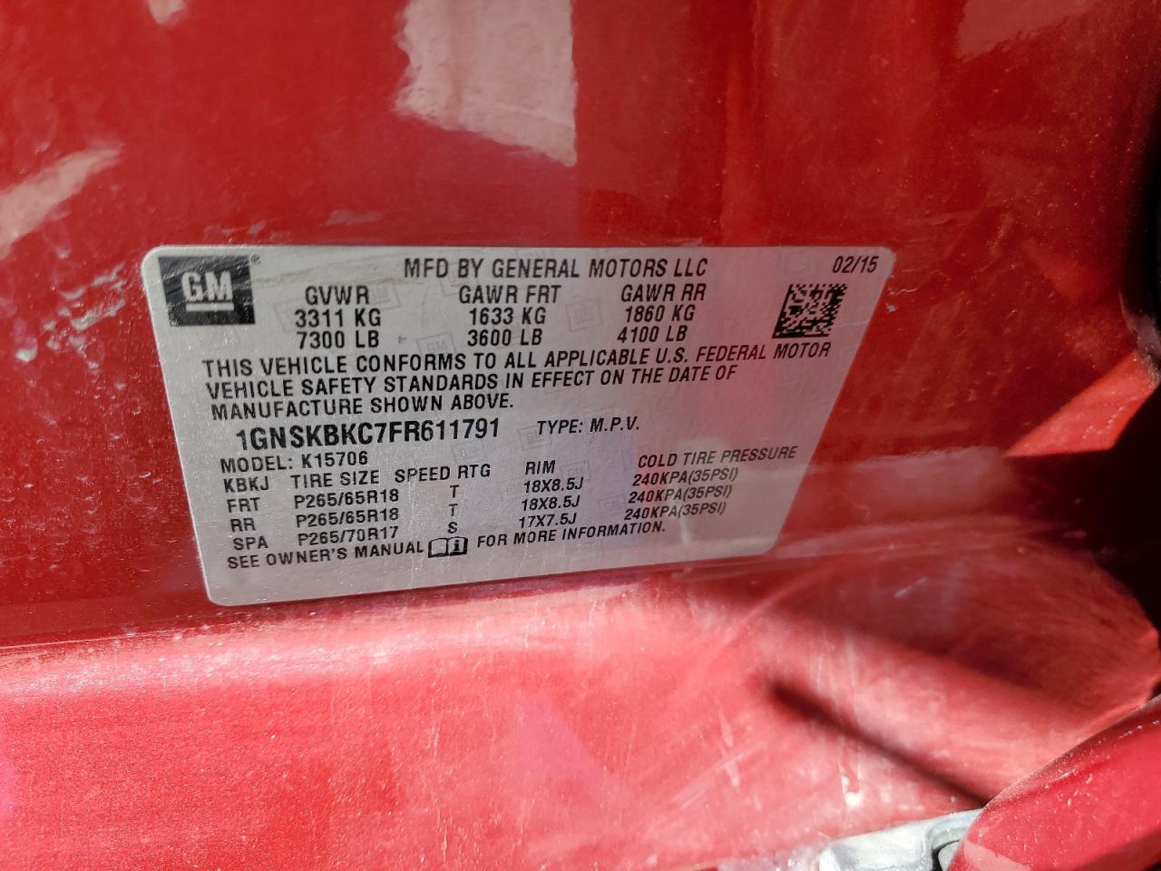 2015 Chevrolet Tahoe - Image 14