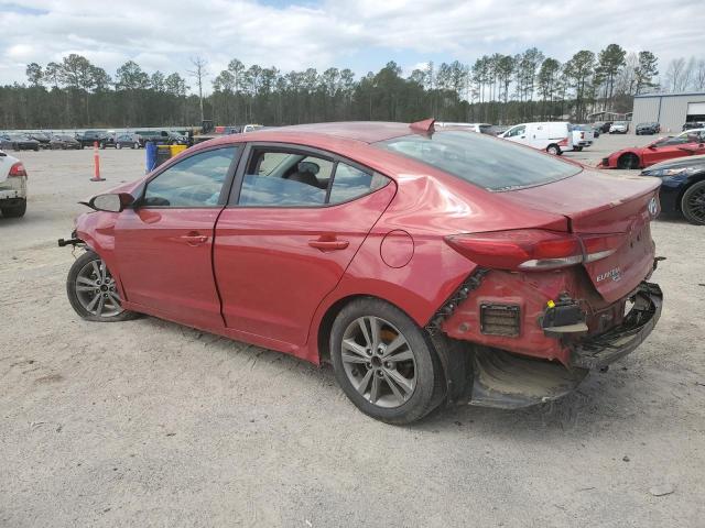  HYUNDAI ELANTRA 2018 Czerwony