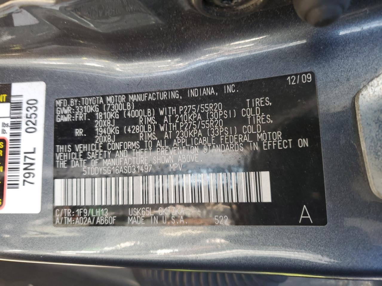 2010 Toyota Sequoia - Image 13