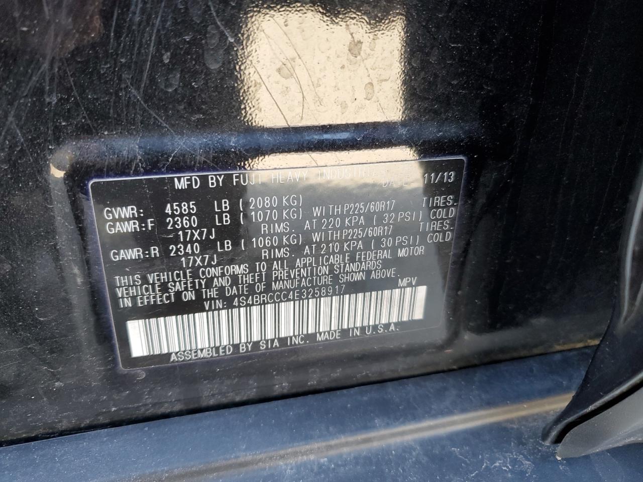 2014 Subaru Outback - Image 13