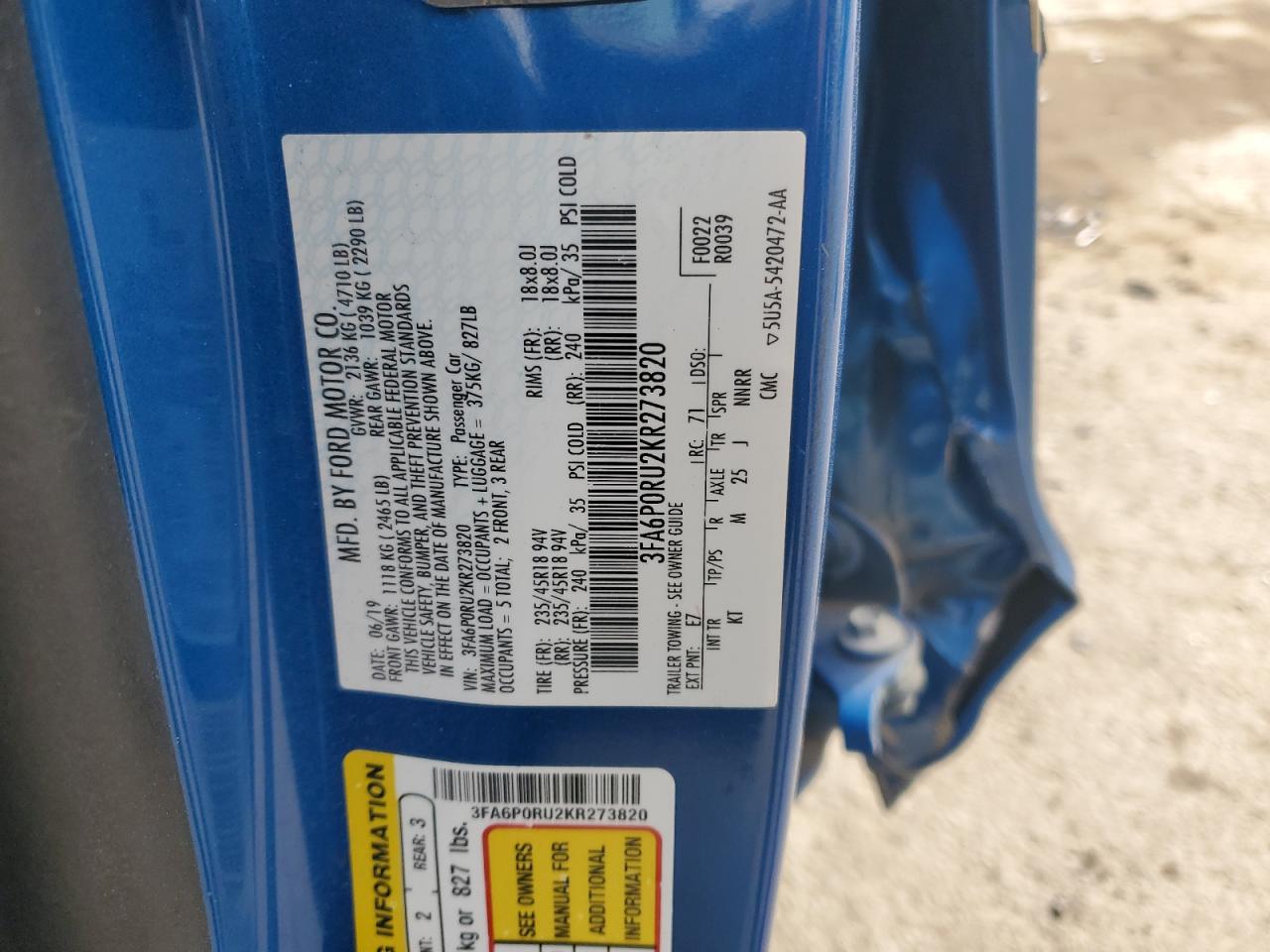 2019 Ford Fusion - Image 14