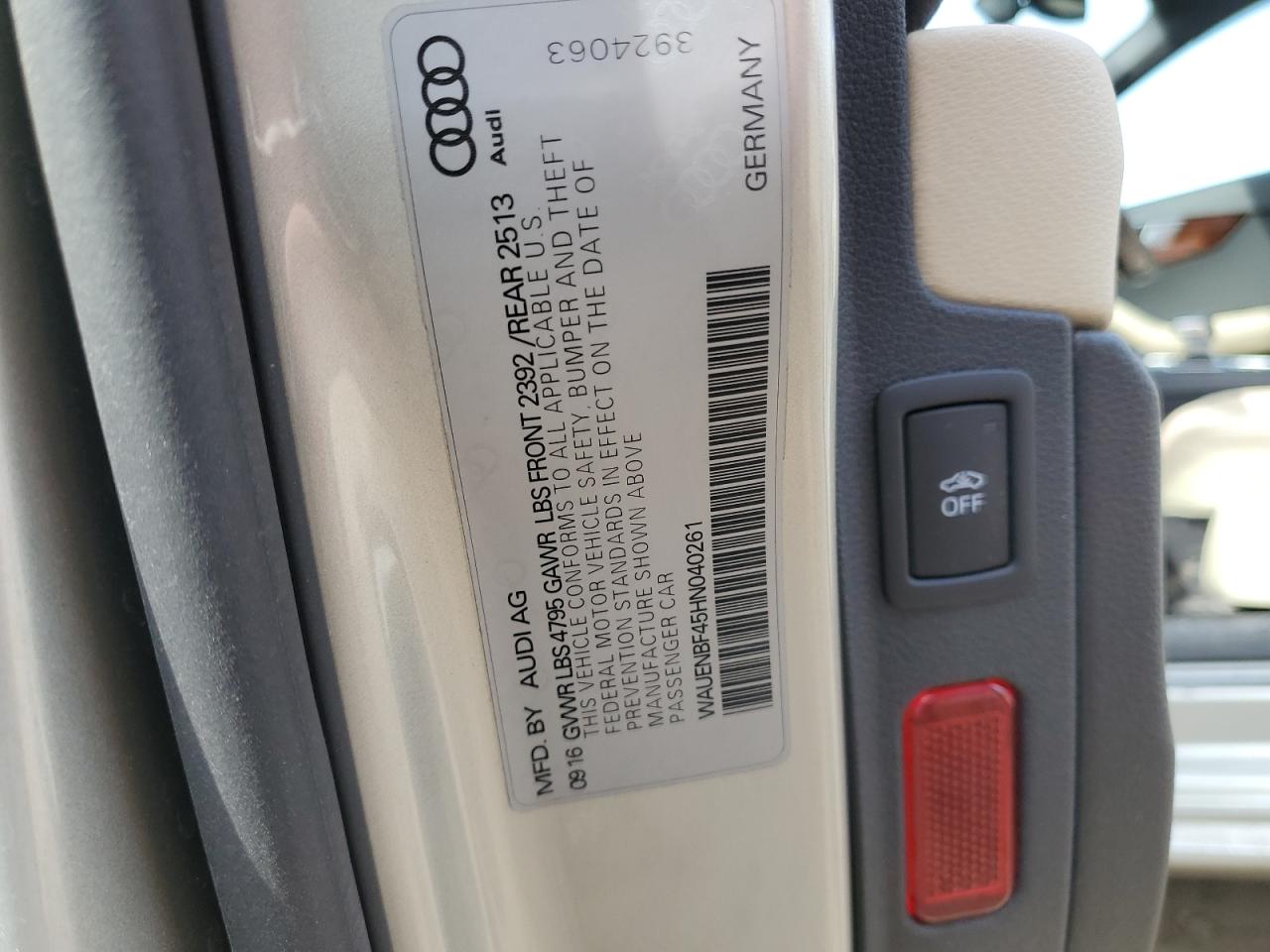 2017 Audi A4 - Image 12