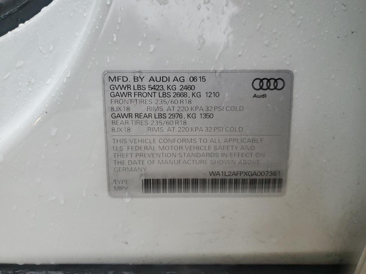 2016 Audi Q5 - Image 13