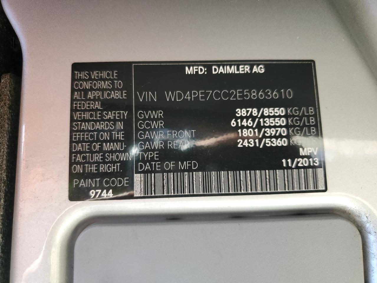 2014 Mercedes-Benz Sprinter - Image 12
