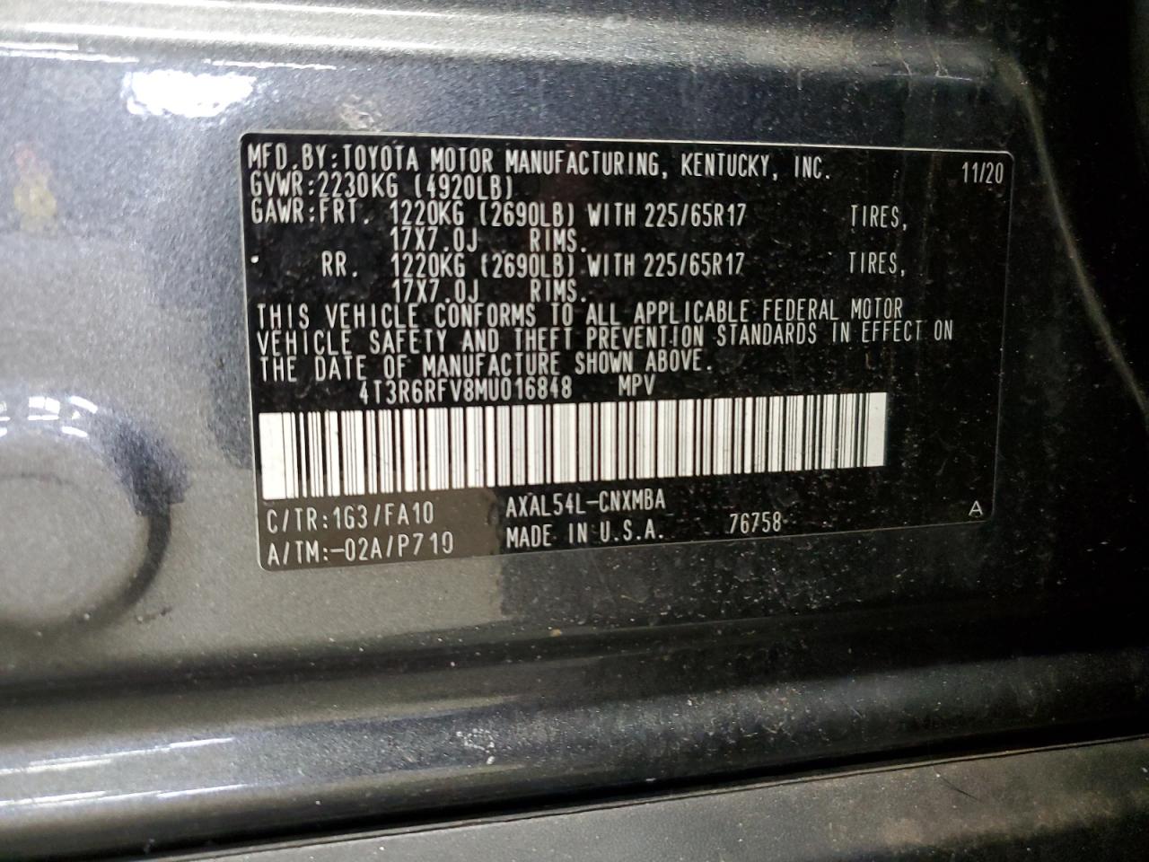 2021 Toyota RAV 4 - Image 13