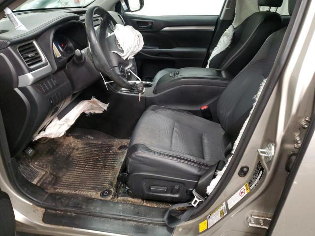  TOYOTA HIGHLANDER 2015 Золотий