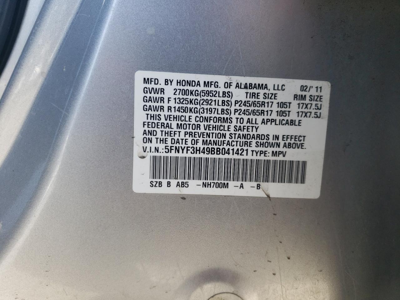2011 Honda Pilot - Image 12