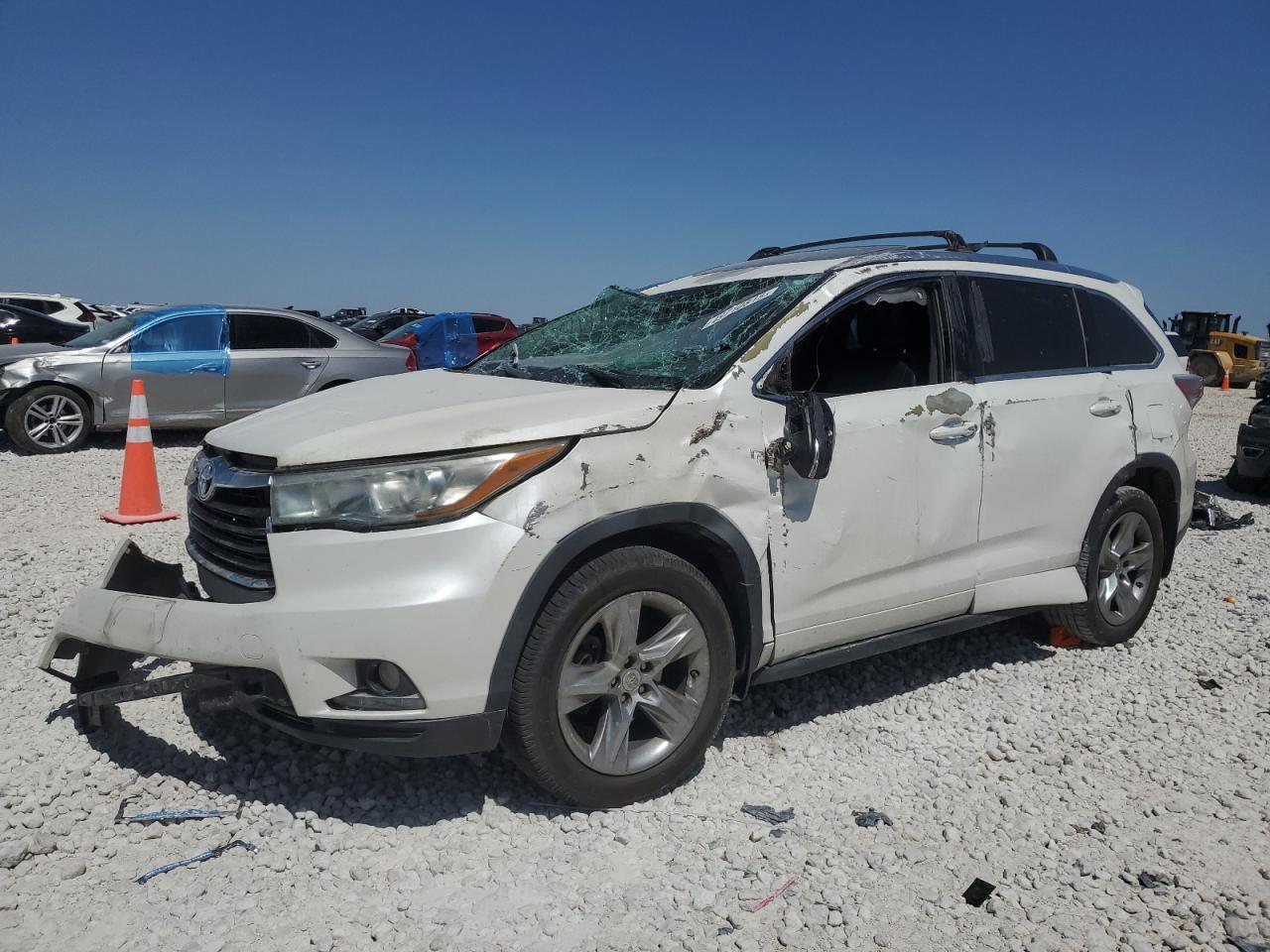 2015 Toyota Highlander Limited de vânzare în Temple, TX - All Over